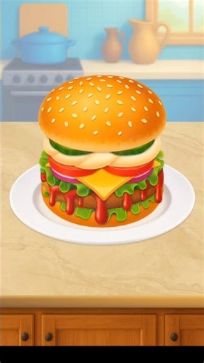 Mini Burger in Mini Kitchen 🍔 | Satisfying Cooking ASMR ✨