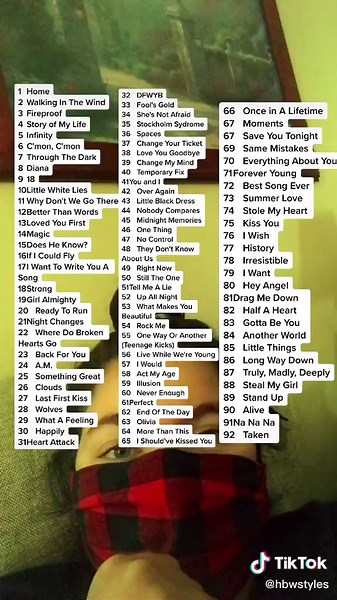 my ranking of all 1d songs 😁 #onedirection #harrystyles #fyp #Wishlist #dejatuhuella #OutPizzaTheHut #StrikeAPosay