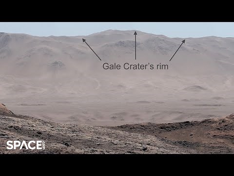 Curiosity rover on Mars captures amazing panorama of Gale Crater’s rim