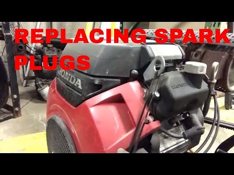 HOW TO CHANGE SPARK PLUGS ON HONDA GX630 OR GX690