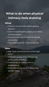 1.3K views · 452 reactions | When physical intimacy feels draining...