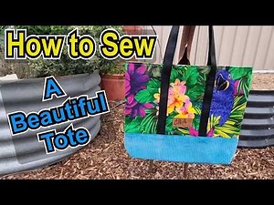 How to Sew a Beautiful Shopping Tote (Eco-Friendly & Easy!)