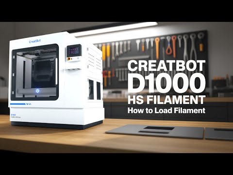 How to Install Filament on the CreatBot D1000 HS | Step-by-Step Tutorial