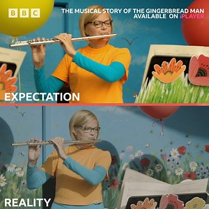🎬There's nothing like filming outside eh...🤭💨 🎶 The Musical Story of the Gingerbread Man WATCH NOW ON BBC iPlayer 🔗 https://www.bbc.co.uk/iplayer/episode/p0bncrrp/bbc-philharmonic-the-musical-story-of-the-gingerbread-man | BBC Philharmonic