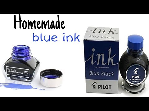 How to make blue ink at home💙|| DIY - blue ink😍