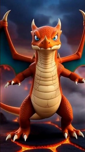 Cursed Flame: The Ignition of Charizard's Inferno #pokemon #evolution