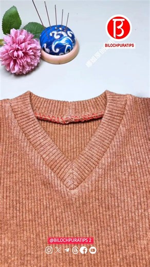 Change from high collar to V collar Part 2436 Follow My Page Instagram : @bilochpuratips2diy Follow My Page Instagram : @bilochpuratips2diy . . . . . . #bilochpuratips2diy #bilochpuratips #needlework #sewing #reels . | Bilochpuratips 2 Diy