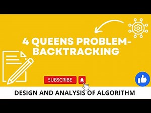 4 Queens problem with backtracking and state space tree