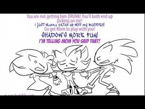Shadow and aurora the hedgehog & sonamy comics love
