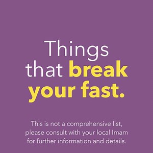 261K views · 4.6K reactions | These are the things that DO and DON'T break your fast  | OnePath Network | Facebook