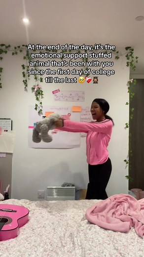 Emotional Support Stuffed Animal Moments in College