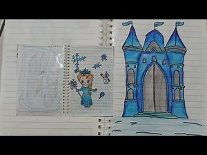 tutorial cara bikin paperdoll elsa #paperdoll