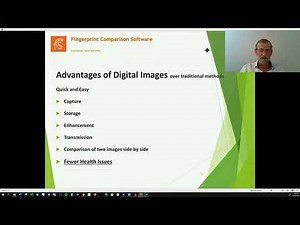 Fingerprint Comparison Software Presentation - The Chartered Society of Forensic Sciences Conference