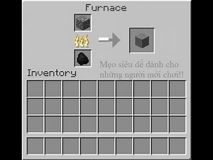 Cách biến đá cuội thành đá trong Minecraft !!