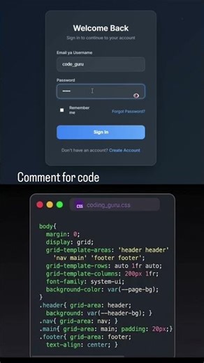 create simple login page using #java #html #css #viral