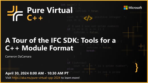 A Tour of the IFC SDK: Tools for a C++ Module Format