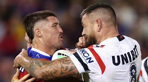 Ponga's bravery not enough as Roosters down Knights in NRL thriller