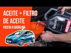Cambio de aceite y de filtro de aceite FIESTA 6 1.0 ECOBOOST 🛢