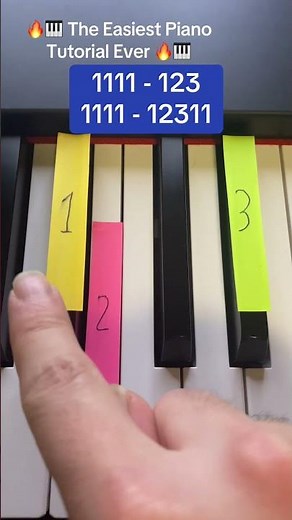 🔥🎹 The Easiest Piano Tutorial Ever 🔥🎹