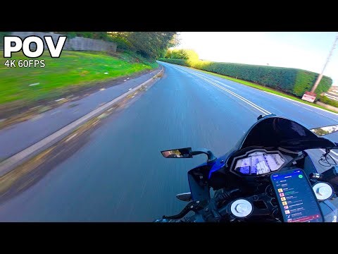 YAMAHA R125 RIDE FOR A WHITE MONSTER | 4K POV