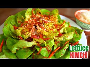 EMERGENCY KIMCHI to the RESCUE! 🥬Fresh Lettuce Kimchi 🌶Quick & Simple KIMCHI [상추겉절이] #kimchi
