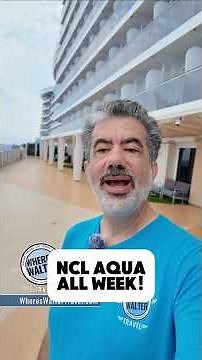 We're on the NCL Aqua This Week! #Cruise