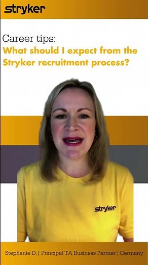 What should I expect from the Stryker recruitment process? #Stryker #Interview #Tips #Healthcare