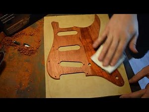Making a Mahogany Pickguard for my Stratocaster