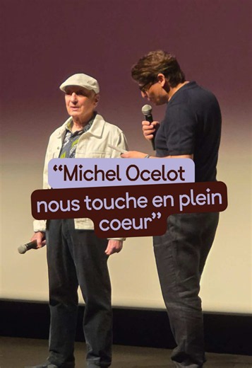 🎉 La première projection du cinéma de la Cité est lancée ! Et pour inaugurer cette salle, nous avons eu l'immense plaisir d'accueillir Michel Ocelot, venu présenter Kirikou et la Sorcière à plus de 300 élèves. Des regards émerveillés, beaucoup d'émotion et un très beau premier chapitre pour la Cité internationale du cinéma d'animation. ✨ #michelocelot #kirikou