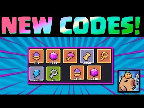 Capybara Go! PROMO CODE (legendary key, 500 gems, 20 energy)