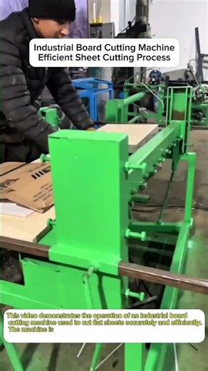Industrial Board Cutting Machine | Efficient Sheet Cutting Process