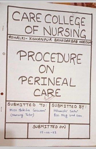 Procedure on perineal care ||Nursing foundation|| #bscnursing #procedure #clinical #viralshorts