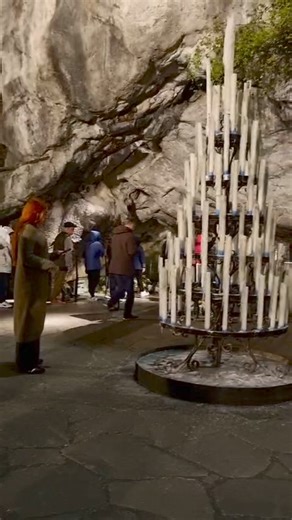 To have sung Ave Maria in The Grotta in Lourdes, is an experience i’ll always cherish. This is another snippet 🙏🏻 | Karin Duff