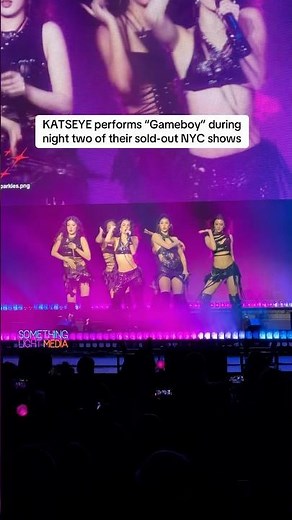 KATSEYE performs “Gameboy” in NYC