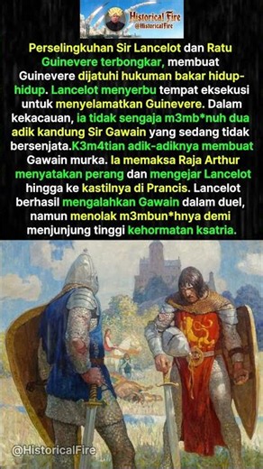 Duel Maut Dua Ksatria Terhebat #art #history