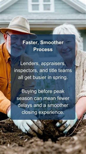 Buying before spring can mean less competition & more flexibility. #homebuyingtips
