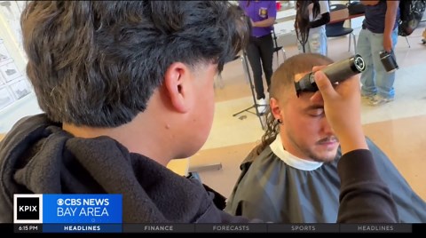 Oakland high school offers barber training program for students