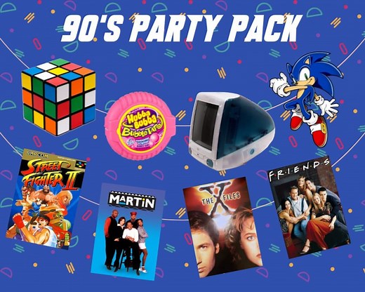 90s Party Pack - 1990s Party Decorations - Nostalgic 90s - Retro Party Props - 90s Theme Birthday - Printable 90s (DIGITAL DOWNLOADS) 25 Pcs - Etsy