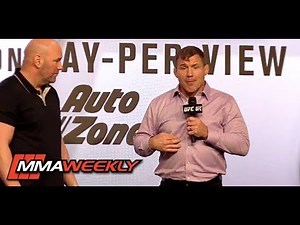 Dana White and Matt Hughes Share Emotional Moment at Documentary Release