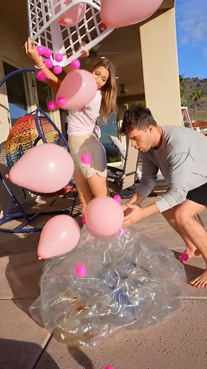 26K views · 64 reactions | getting pink shirt girl in the bubble!! | Austin Sprinz | Facebook