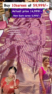 ⚠️Get all ur wedding collections at weavers price absolutely Once compare our collections with any store in Hyderabad or out of Hyderabad even in Kanchi🛍️💫 Services we provide - COUTURE (Maggam works)| MAKEUP | PHOTOGRAPHY | EVENT MANAGER At budget friendly ranges WEDDING BRIDAL COLLECTIONS AMAZING OFFERS = SRIMUDHRASAREES HURRY UP and grab the offers Updates: 1. ✅Online orders available from 11AM - 8PM✅ 2. NO return ❌& NO exchange ❌ 3. ⚠️5% GST EXTRA⚠️ Online shopping Contact details : For Wh