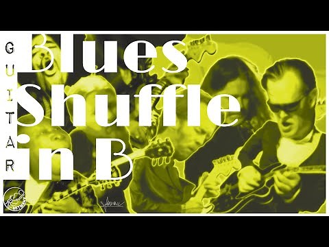 Blues Shuffle Backing Track in B