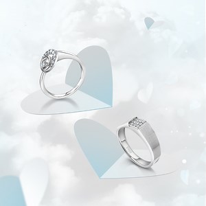 These Platinum Love Bands are crafted with interlocking circles, representing the moment you realise the warmth and strength that your love brings is precious, one you want to hold on to always. Cast in platinum, a metal of unwavering strength that withstands the test of a lifetime, making it truly rare, our Platinum Love Bands are the perfect marker for a love so rare. This Month of Love, celebrate your #MomentOfPlatinumLove, with Platinum Love Bands. #MomentOfPlatinumLove #MonthOfLove #Platinu