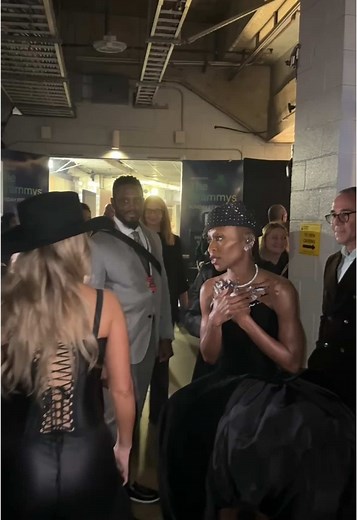 Lainey Wilson and Cynthia Erivo at Grammy Awards 2025
