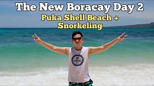 New Boracay Beach - Things to do in Boracay | Day 2 - Puka Shell Beach, Snorkeling at Food Trip! - Italian Food
