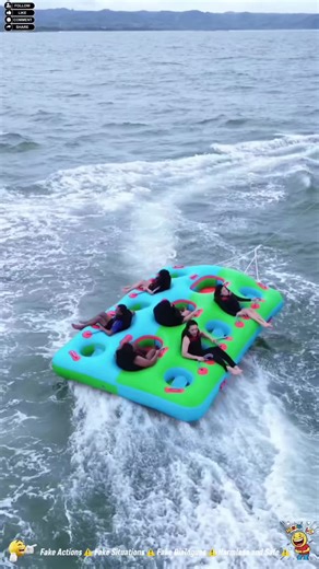 Water float prank 😂😂 #funny #prank #watersports#ưwangandaran #fyp | pranks