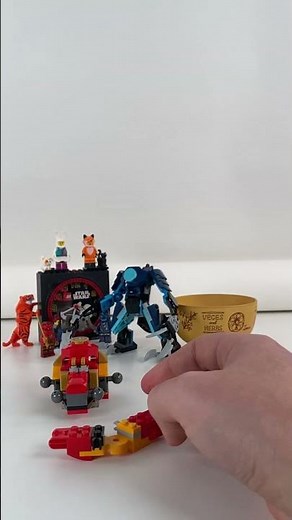 Timelapse of LEGO Ninjago 71808 Kai’s Elemental Fire Mech