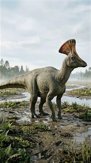 Olorotitan — A Blade-Shaped Crest #dinosaur#dino #prehistoric #olorotitan #prehistoriclife