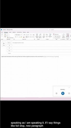 Efficient Email Writing with Dictation in Outlook: Boost Your Productivity!