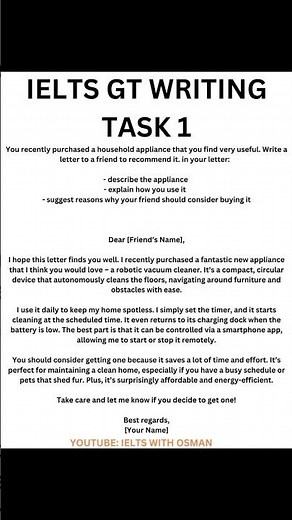 How to write IELTS General Training Writing Task 1 letter? Tips&Tricks #ielts #ieltswriting